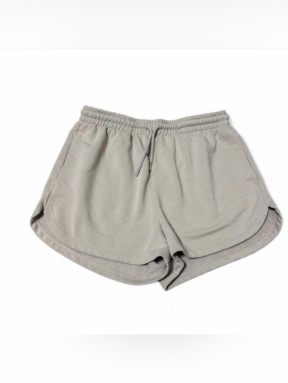 H&M Light Gray Athletic Lounge Shorts with Drawstring